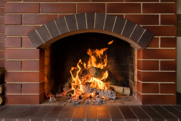 Brick Fireplace Installation in Canton