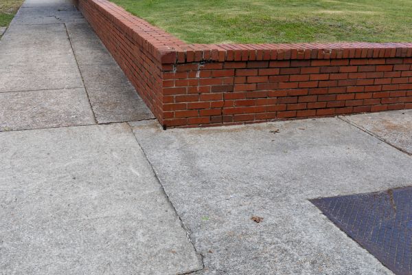 Brick Retaining Wall Repair in Canton